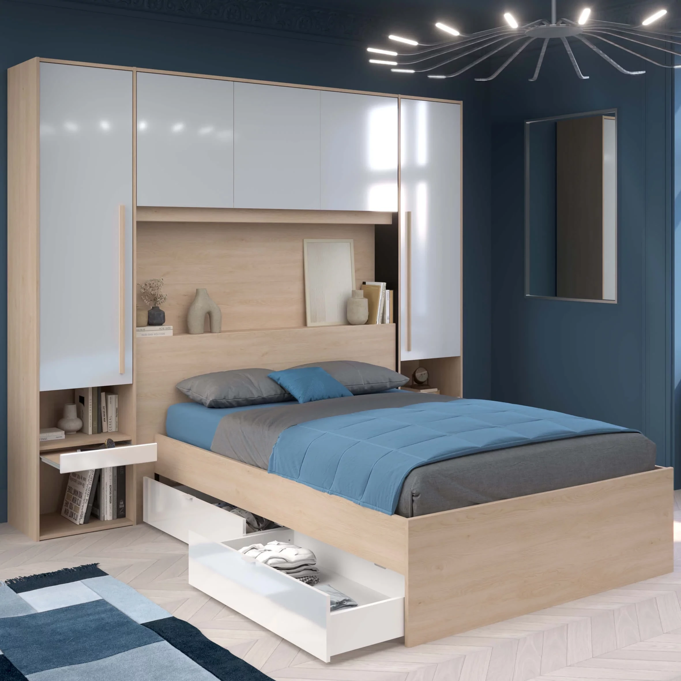 Top 15+ mẫu giường đôi đẹp hiện đại được yêu thích nhất hiện nay